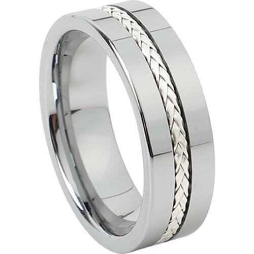 Top Quality Classic Wedding band tungsten carbide rings for couples men and women jewelry never fade anti-scratch