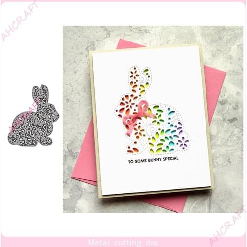 Easter Bunny Metal Cutting Dies for DIY Scrapbooking Photo Album Decorative Embossing PaperCard Crafts Die2021