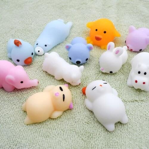 Cute Animal Antistress Ball Squeeze Toys Squishy Reduce Press Funny Stress Relief Toys Pet Dog Cat Toys Gift