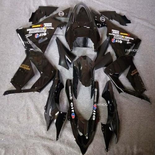 Moto accessories fit for KAWASAKI Ninja ZX10R All Black 2004 2005 100%ABS ZX10R 04 05ZX 10r 04 05 ABS Fairings set