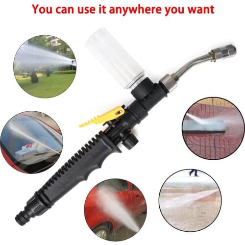New High-Pressure Adjustable Water Spray Gun Car Washer Cleaner Garden Hose Water Gun Sprinkler Foam Water Gun For The Garden