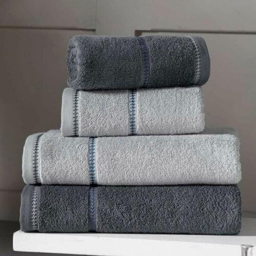 Luxury Bath Towel Set %100 cotton Large Bath Towels Face and Hand Towels High Quality Soft Cotton High Absorbent Bathroom Towels