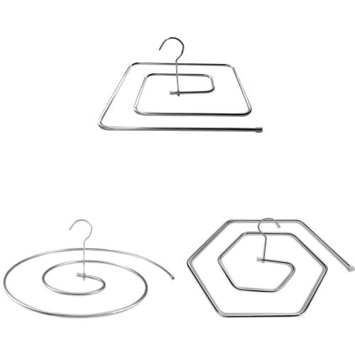 T21D Drying Rack Spiral Cloth Hanger Home Bed Sheet Blanket Hook Rotating Cloths Rack