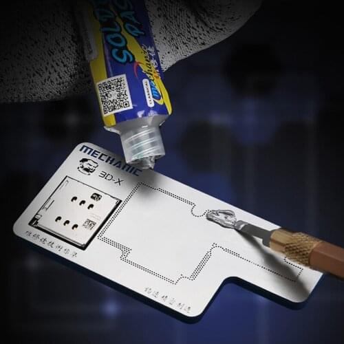 Mechanic 3D-X Glue Removing Tin Planting Stencil Platform For IPhone X Motherboard Layering Positioning Scrape Tin