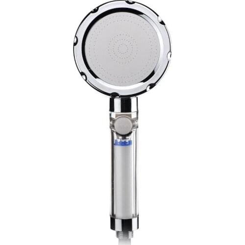 360 Degree Universal High Pressure Shower Head with Bidet Function One Button Filter Switch Water Stop Hand Held Nozzle