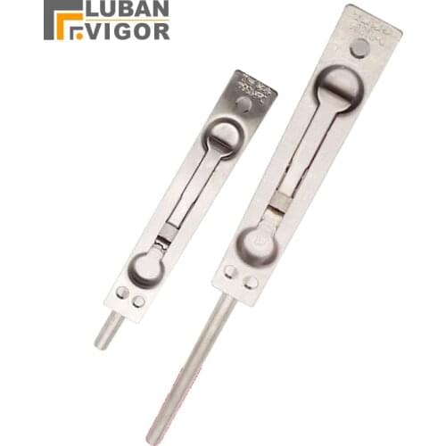 Stainless steel Security door hidden plug/bolt/latch/,For Double door,no rust,more safe and strong,Hardware Locks