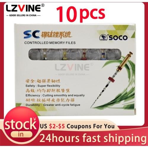 Dental endodontic treatment endo rotary file / Root canal instruments rotary SOCO SC PRO/ Endodontic file instruments rotary