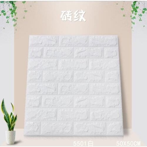 10pcs/Lot home TV Background Bedroom Decor 3D Wall Decal Waterproof Self adhesive Wallpaper for Kids Room Brick Wall Stickers