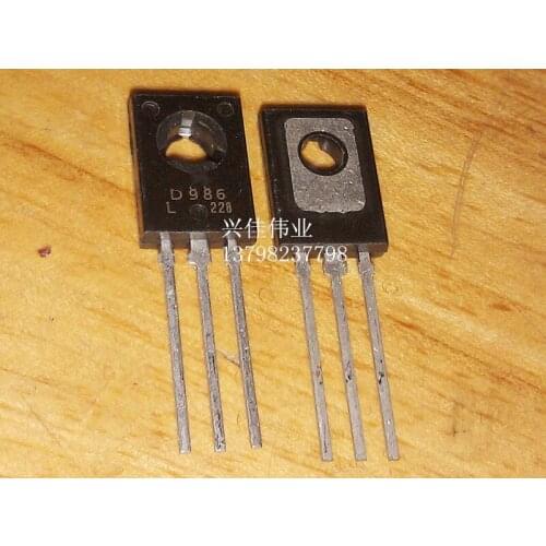10PCS The new D986 2SD986 TO-126 transistor line