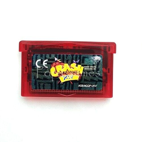 Crash Bandicoot XS for 32 Bit Handheld Console Video Game Cartridge Console Card EU Version