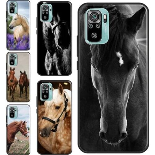 Horse Animal For Xiaomi Redmi Note 10 Pro 8T 9S Note8 Note9 Pro Case For Redmi 9 9T 9A 8A 7A 9C Cover