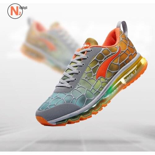 ONEMIX Men Road Running Shoes Air Cushion Shock Absorption Sports Shoes Men Waterproof Sneakers Men Outdoor Walking Shoes Women