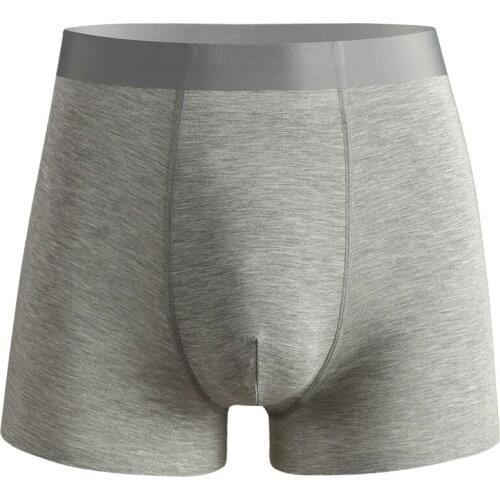 TOQUCL Ice Silk Breathable Cotton Men Underwear Large Size Sexy Underpants Soft Fabric Male Panties Hombre Black Boxershorts