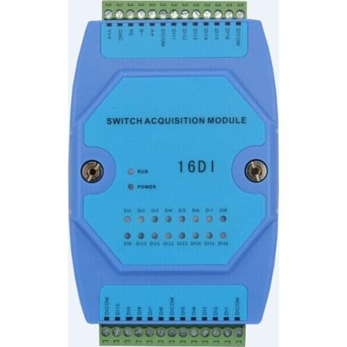 General 16 switch input module, dry node input module, RS485 communication, photoelectric isolation