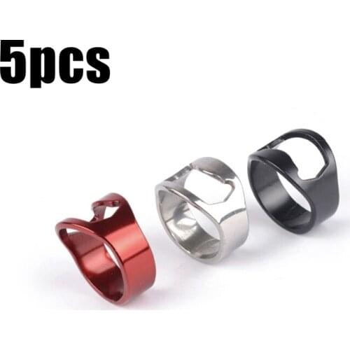 22MM Stainless Steel Bottle Opener Ring Beer Opener Versatile Bar Tool Ring for Men Finger Colorful Bottle Remover Kitchen Tools