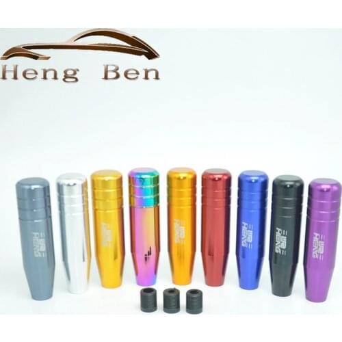 Shift knob 13cm Length Aluminum Gear Shift Knob Racing Car Universal Shift Gear Knob Free Shipping