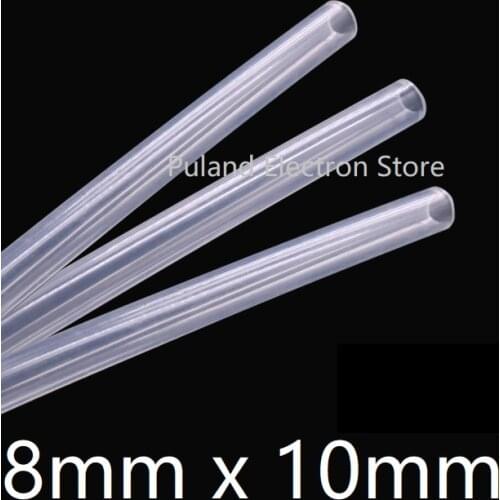 8x10 Silicone Tubing ID 8mm OD 10mm Food Grade Flexible Drink Tubing Pipe Temperature Resistance Nontoxic Transparent