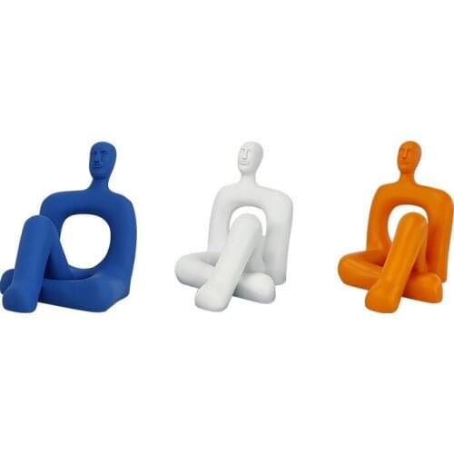 Nordic White Character Sculpture Decoration Creative Modern Living Room Affordable Luxury Style Modern Villa Table Decorations