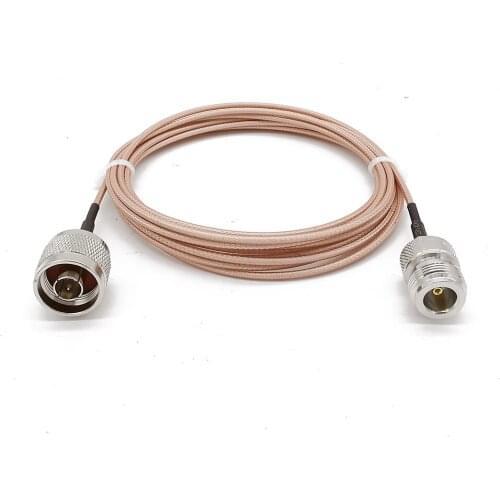 ALLiSHOP N male to female crimp connector with RG316 jumper extension coaxial cable for antenna 50cm/1m/3m/5m