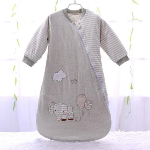 Baby Sleeping Animal Pattern Bag Full Sleeve Newborn Sleep Sack 72*40cm Baby Sleeper 0-12 Months Sleepsacks Warm