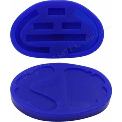 Dental individual tray making mold Wax embankment Full denture wax bank former