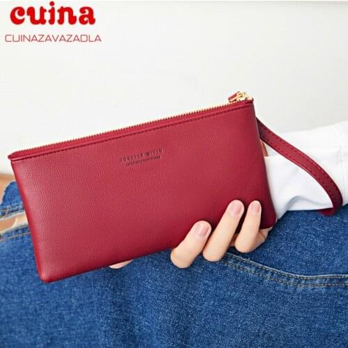 New Touch Screen Mobile Phone Bag Simple Fashion Small Bag Card Bag Coin Purse Wrist Bag Quality Card Holder Female Purse Wallet