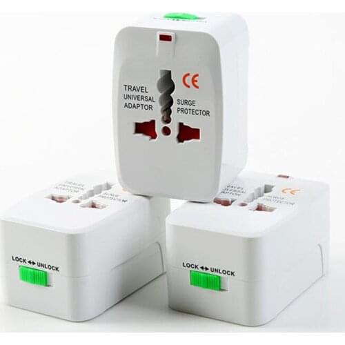 Universal US UK AU EU Converter Adaptor 250V 6A ac electrical Power International travel Adapter plug