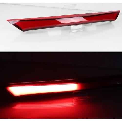1Pcs Rear Bumper trunk Tail Light LED Taillight Reflector Brake Lamp Warning Signal Fog Lamp For Toyota corolla 2014 - 2018