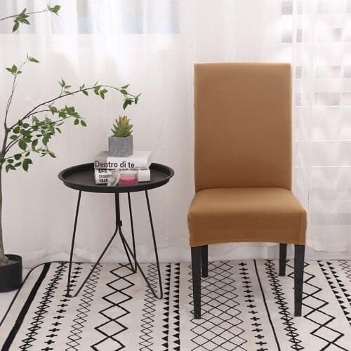 2pcs Solid Color Chair Cover Spandex Stretch Elastic Slipcovers Chair Covers Hotel Home Dining Room Banquet Party Wedding Decor
