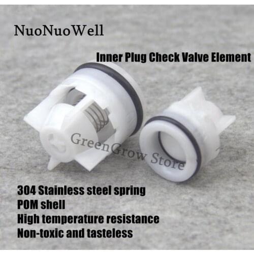 20pcs/2pcs Outer Dia 10~32mm Inner Plug Check Valve Element Water Treatment Non-return Valve Spool 304 Stainless Steel Spring
