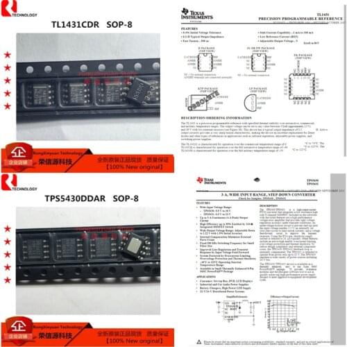 5 pcs/lot TL1431CDR 1431C TL1431C TL1431 1431 TL1431CDT SOP-8 TPS5430DDAR 5430 TPS5430DDA TPS5430 SOP-8 100% New original