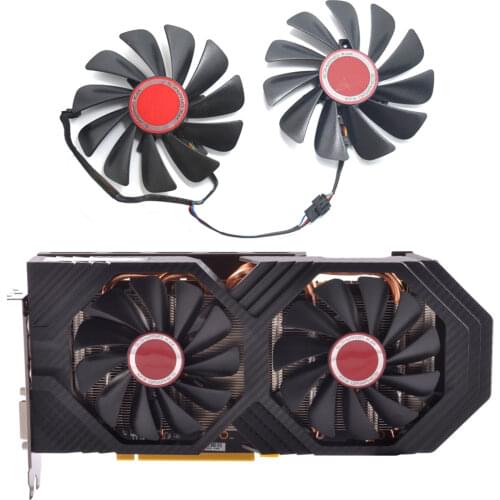 95mm CF1010U12S FDC10U12S9-C 4pin XFX HIS RX580 GPU Cooler fan Replace for XFX RX570 RX580 RX560D RX 580 8G RX Vega 56