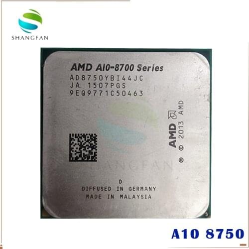 AMD A10-Series A10 8700 Series A10-8750B A10 8750 Quad Core 3.6G 65W AD8750YBI44JC AD875BYBI44JC Socket FM2