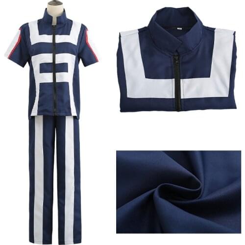 Anime Boku no Hero Bakugou Katsuki/Iida Tenya/ Takami/Hawks Cosplay Costume My Hero Academia Sportswear Tops+Pants