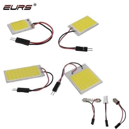 W5W LED T10 C5W BA9S 16 24 36 48SMD Car Led Vehicle Panel Lamp Auto Interior Reading Lamp Bulb Light Dome Festoon light DC 12V