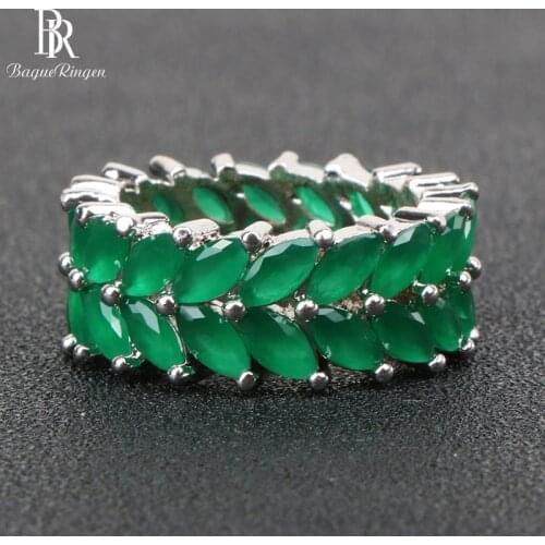 Bague Ringen Fashion Charms Ring for Women Silver 925 Jewelry Gemstones Bohemian style Elegant Lady Party Fine Jewelry Size6-10