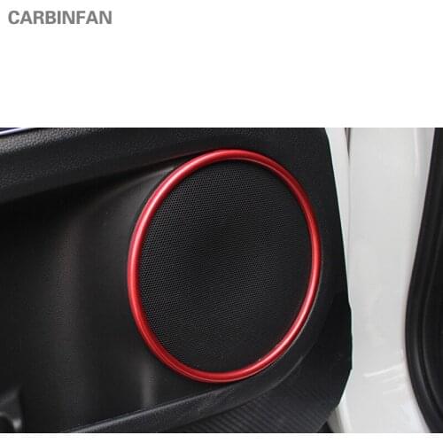 Door stereo Speaker cover trim Interior Audio decorative Sticker Frame For Honda HR-V HRV Vezel 2014 2015 2016 Car Styling C475