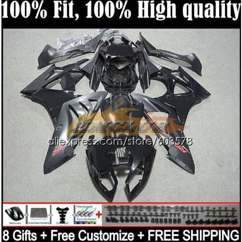Injection For BMW S1000RR 2009 2010 2011 2012 2013 2014 44CL.8 S 1000 RR 1000RR S1000 RR 09 10 11 12 13 14 Fairing Matte black