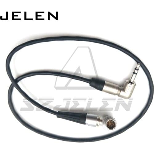 Timecode cable for Tentacle Sync 3.5 audio plug to 5pin . for ARRI ALEXA mini/xt sound devices, Zaxcom, Lockit. 50cm