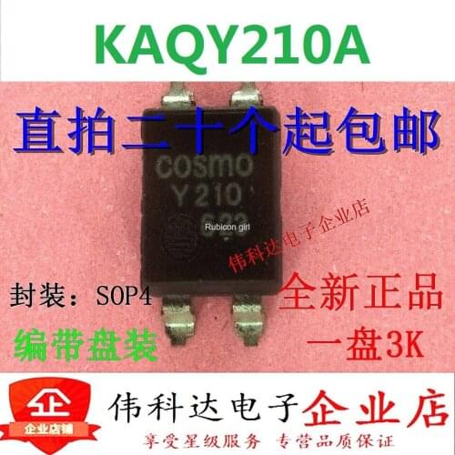 KAQY210A Y210A SMD SOP optocoupler solid state relay optocoupler spot can be straight shot