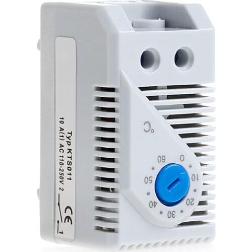 KTS011 0-60℃ Compact Mechanical Thermostat Sensor Temperature Controller NEW