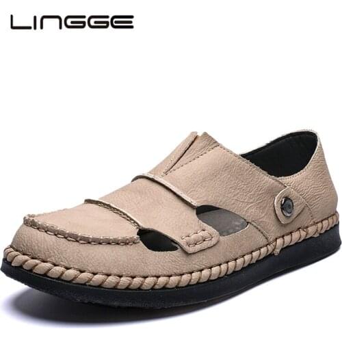 Мужские сандали LINGGE China At AliExpress