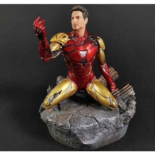 Avengers Endgame Iron Man MK85 Tony Stark Super Hero Comic Statue Figure Model Toy