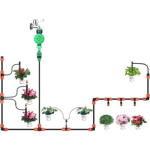 New Multi-function Automatic Watering Kit DIY Home Balcony Flower Garden Irrigation System Different Nozzles Spike Emitters