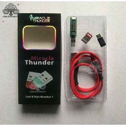 Latest Miracle Box / Miracle Thunder key miracle thunder dongle +cable Miracle Thunder pro dongle no need miralce box and key