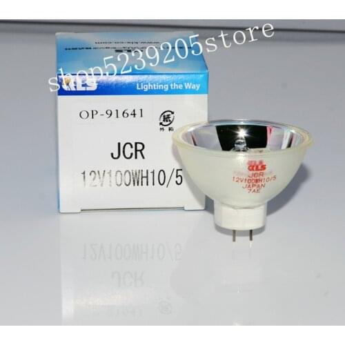 Original KLS JCR 12V100W H10/5 Halogen Lamp KLS OP-91641 jcr12v100w KEYENCE 3D laser microscope light source bulb