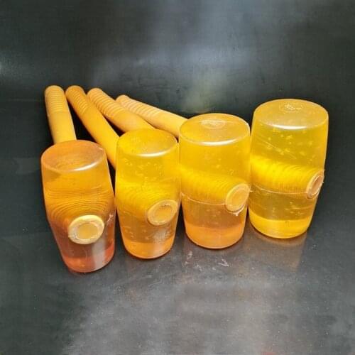 Plastic soft rubber massage hammer elastic emulsion rebound rubber hammer