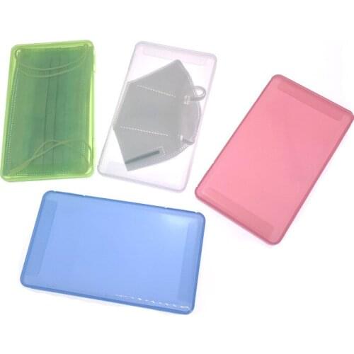 Rectangular Environmental Protection Transparent Plastic Box For Mask Storage Box Small And Hygienic Easy To Carry Home Storage
