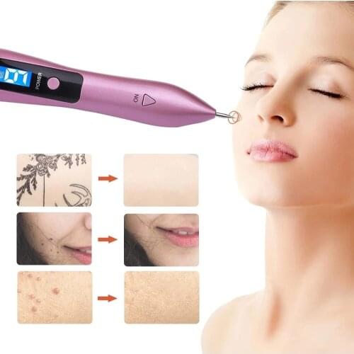 9 Level Spot Mole Removal Pen LED Plasma Pen Mole freckle Pen Skin Tighenting Spot Remover Wart Tag Tattoo Removal Device