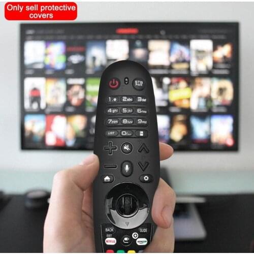 1PC Protective Case Durable Soft Remote Control Protective Cover Luminous Silicone Sleeve For LG AN-MR600/MR650/MR18BA